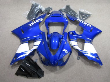 Blu Bianco Decal Carene Moto Yamaha R1 98-99