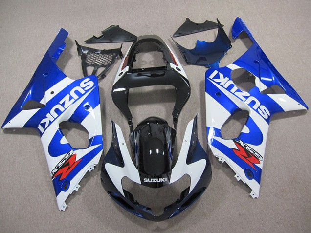 Blu Bianco Decal Kit Carene Moto Completa Suzuki GSXR 1000 K1 00-02