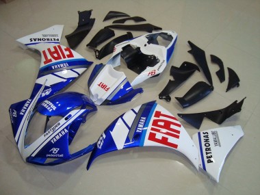 Blu Bianco Fiat Carene Moto Yamaha R1 09-11