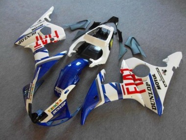 Blu Bianco Fiat Carene Moto Yamaha R6 03-05