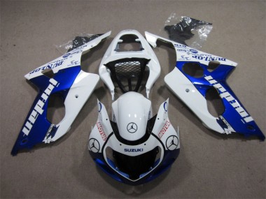 Blu Bianco Jordan Motul Carene Moto Suzuki GSXR 1000 K1 00-02