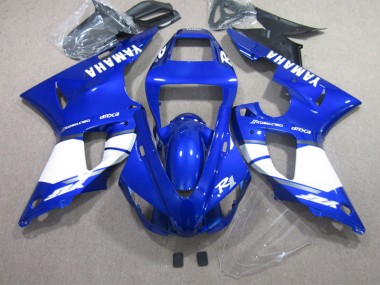 Blu Bianco Kit Carenatura Moto Iniezione Yamaha R1 02-03