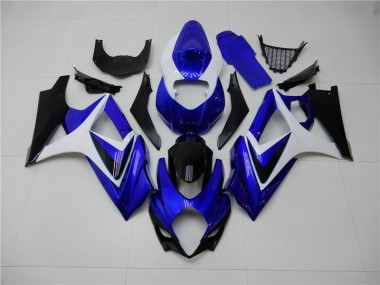 Blu Bianco Nero Carene Moto Suzuki GSXR 1000 K7 07-08