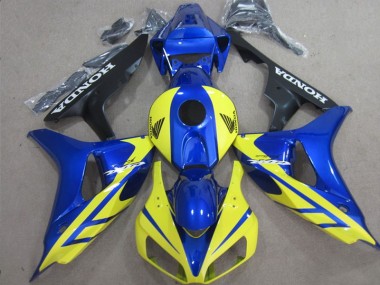 Blu Giallo Kits Carenatura Moto Iniezione Honda CBR 1000 RR 06-07