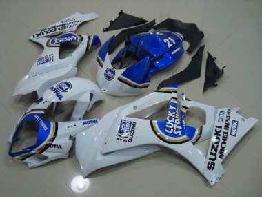 Blu Lucky Strike Carene Moto Suzuki GSXR 1000 K7 07-08