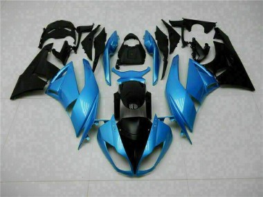 Blu Nero ABS Kit Carenatura Moto Kawasaki ZX6R 09-12