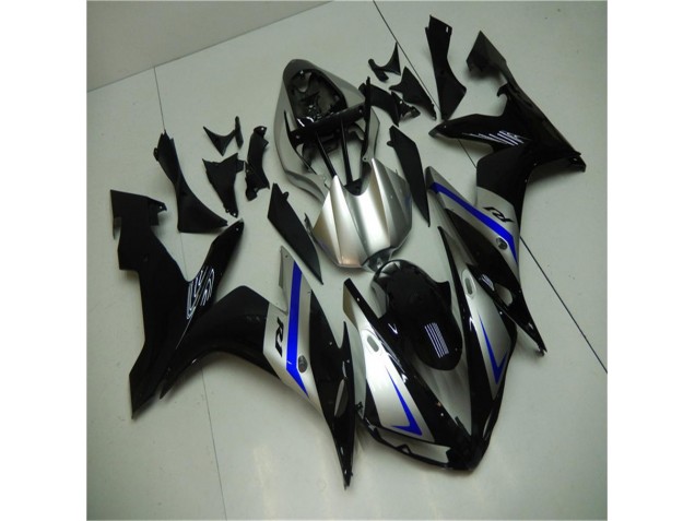 Blu Nero Argento Carene Moto Yamaha R1 04-06