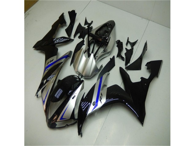 Blu Nero Argento Carene Moto Yamaha R1 04-06