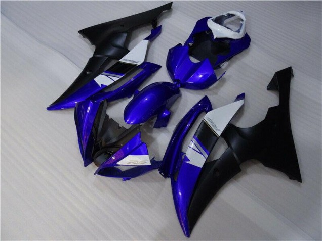 Blu Nero Kit Carene Moto Completa Yamaha R6 08-16