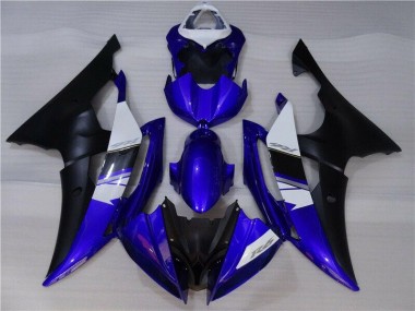 Blu Nero Kit Carene Moto Completa Yamaha R6 08-16