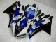 Blu Nero Kit Completo Carenatura Moto ABS Yamaha R6 08-16