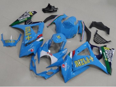 Blu Rizla Carene Moto Suzuki GSXR 1000 K7 07-08