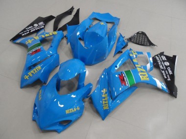 Blu Rizla Corsa Carene Moto Suzuki GSXR 1000 K7 07-08