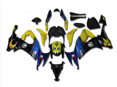 Blu Squalo Carene Moto Kawasaki ZX10R 08-10