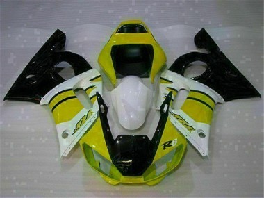 Giallo Bianco Carene Moto Yamaha R6 98-02