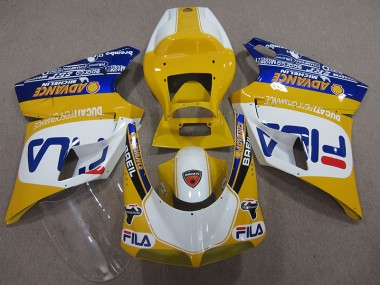 Giallo Bianco Fila Carene Moto Ducati 748 93-05