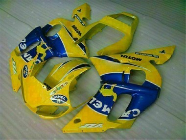 Giallo Blu ABS Kit Carenatura Moto Yamaha R6 98-02