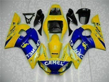 Giallo Blu ABS Plastica Moto & Carenatura Moto Yamaha R6 98-02