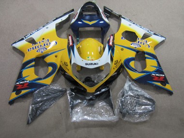 Giallo Blu Corona Extra Carene Moto Suzuki GSXR 1000 K1 00-02