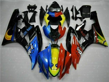 Giallo Blu Rosso Carene Moto Yamaha R6 06-07