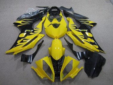 Giallo Nero Fiamma Carene Moto Yamaha R6 08-16