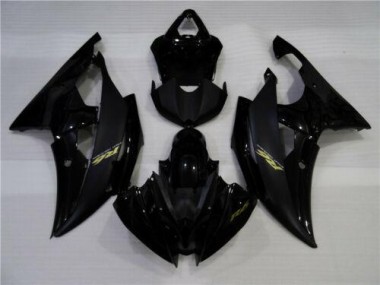 Lucido Nero Opaco Carene Moto Yamaha R6 08-16