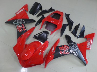 Matte Rosso Carene Moto Yamaha R1 02-03