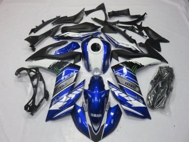 Monster Blu Carene Moto Yamaha R3 15-22