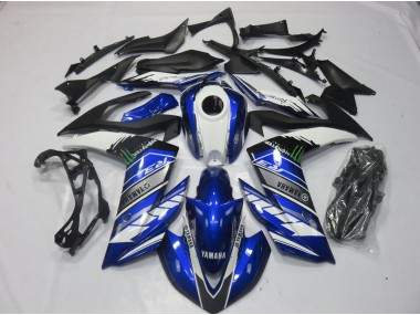 Monster Blu Carene Moto Yamaha R3 15-22