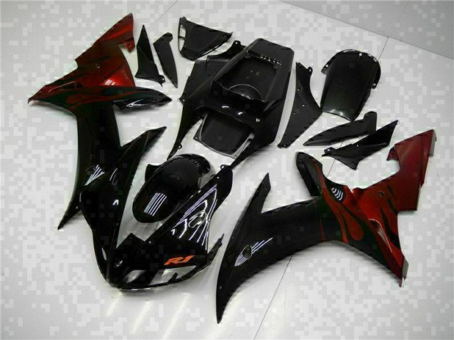 Nero ABS Plastica Moto & Carenatura Moto Yamaha R1 02-03