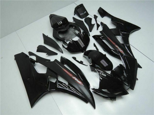 Nero ABS Plastica Moto & Carenatura Moto Yamaha R6 06-07