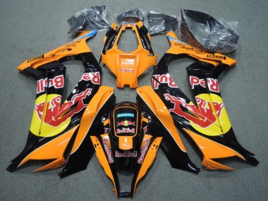 Nero Arancia Red Bull Carene Moto Kawasaki ZX10R 11-15