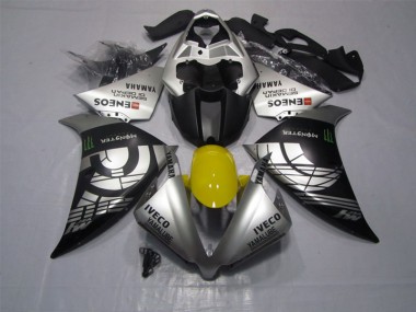 Nero Argento Iveco Yamalube Monster Carene Moto Yamaha R1 12-14