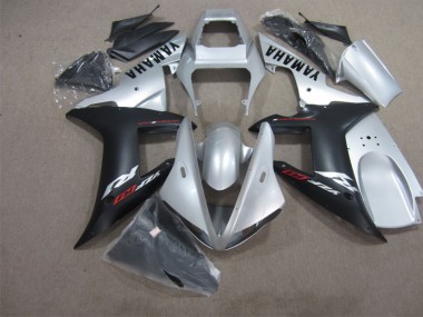 Nero Argento Kit Carene Moto Completa Yamaha R1 02-03