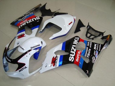 Nero Bianco Blu Carene Moto Suzuki GSXR 1000 K1 00-02