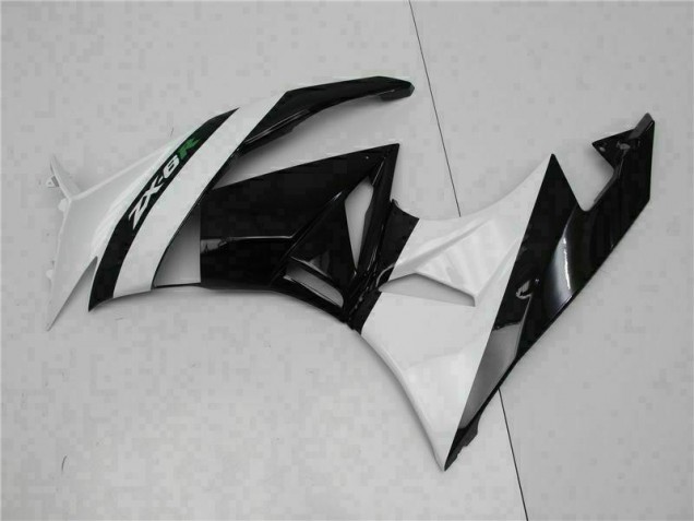 Nero Bianco Carene Moto Kawasaki ZX6R 09-12