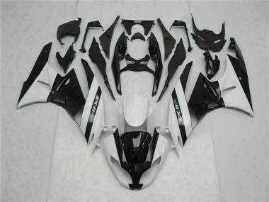 Nero Bianco Carene Moto Kawasaki ZX6R 09-12