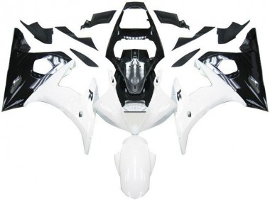 Nero Bianco Carene Moto Yamaha R6 03-05