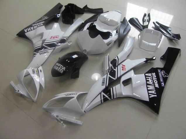 Nero Bianco Kit Carenatura Iniezione Yamaha R6 06-07