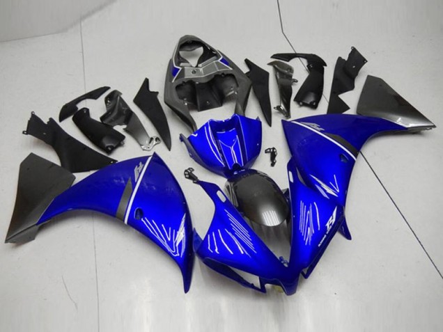 Nero Blu Carene Moto Yamaha R1 12-14