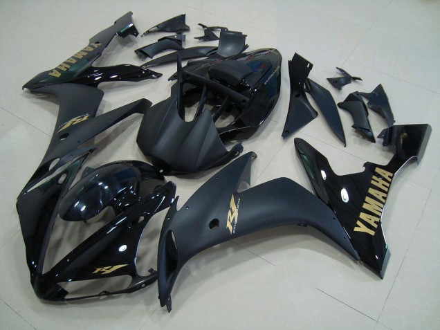 Nero Matte Oro Carene Moto Yamaha R1 04-06