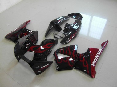 Nero Rosso ABS Plastica Moto & Carenatura Moto Honda CBR 900 RR 919 98-99