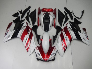 Nero Rosso Bianco Carene Moto Yamaha R3 15-22