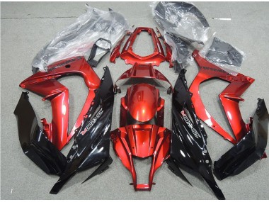 Nero Rosso Carene Moto Kawasaki ZX10R 11-15