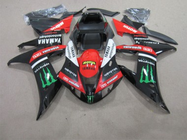 Nero Rosso Motul Carene Moto Yamaha R1 02-03