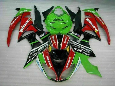 Nero Rosso Verde Motocard Carene Moto Kawasaki ZX6R 09-12