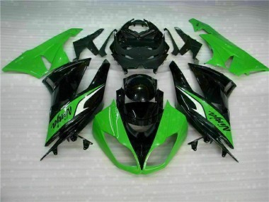 Nero Verde Carene Moto & Plastica Moto Kawasaki ZX6R 09-12