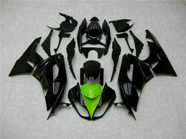 Nero Verde Kits Carene Moto Kawasaki ZX6R 09-12