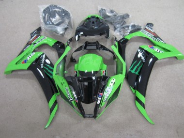 Nero Verde Touch4 Monster Carene Moto Kawasaki ZX10R 11-15