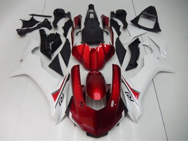 Rosso Bianco ABS Kits Carena Moto Yamaha R1 15-19